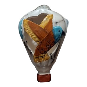 Handmade Horsehair Balloon Ornament With Hummingbird Design