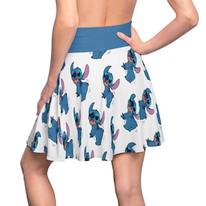 Stitch (Lilo and Stitch) Women&#39;s Skater Skirt (AOP)