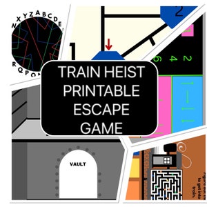 Train Heist Printable Escape Game