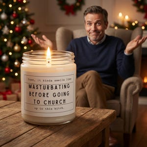 Prank Gift Funny Friend Candle Annoying Gift Box Inappropriate Decor Weird Stuff Dumpster Fire Smells Like Candle Vulgar Couple Sexual Humor