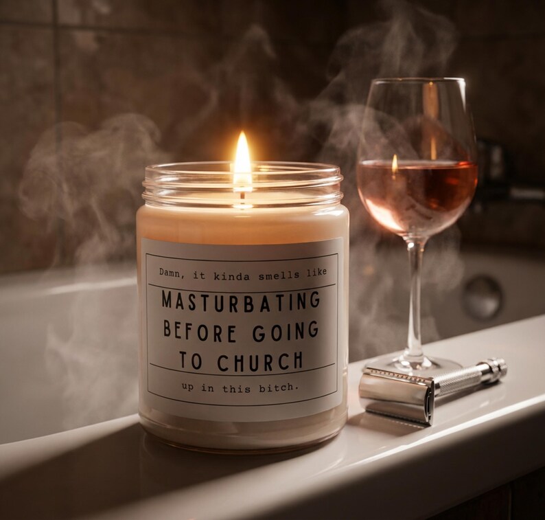 Prank Gift Funny Friend Candle Annoying Gift Box Inappropriate Decor Weird Stuff Dumpster Fire Smells Like Candle Vulgar Couple Sexual Humor