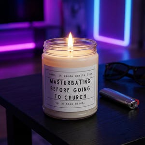 Prank Gift Funny Friend Candle Annoying Gift Box Inappropriate Decor Weird Stuff Dumpster Fire Smells Like Candle Vulgar Couple Sexual Humor