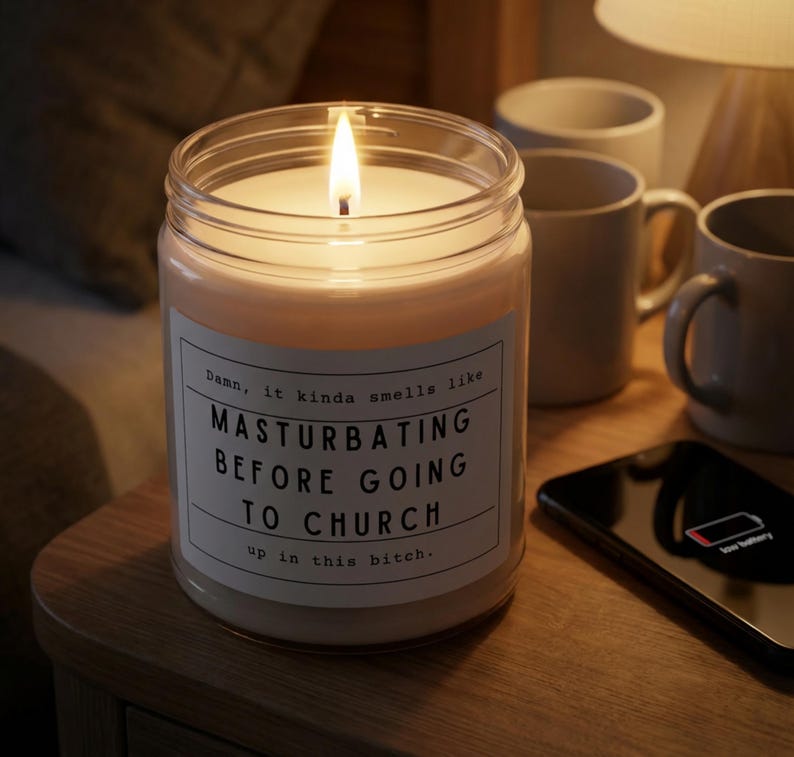 Prank Gift Funny Friend Candle Annoying Gift Box Inappropriate Decor Weird Stuff Dumpster Fire Smells Like Candle Vulgar Couple Sexual Humor