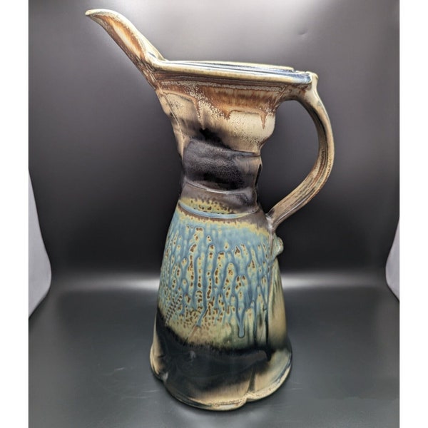 16.75" Steven Hill Cypress Pitcher Porcelain Studio Art Pottery Signed