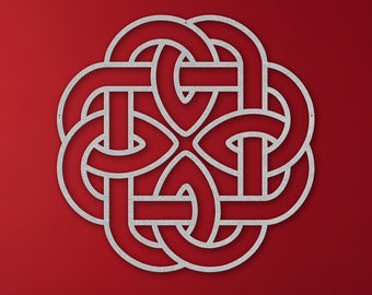 Metal Celtic Knot Wall Art: Indoor/Outdoor Irish Decor