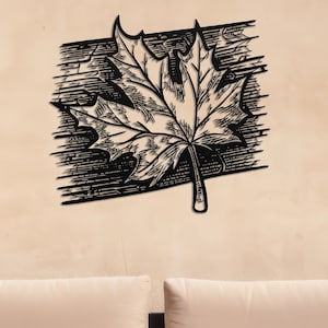 Metal Leaf Wall Art: Die-Cut Cottage Core Decor