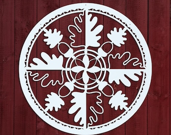 Amish Hex Sign-Metal PA Dutch Folk Art-Modern Farmhouse-Amish barn star-Barn Sign Wall Decoration-Amish Barn Art-Folklore Wall Art-Amish Art