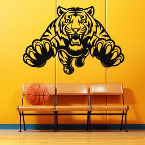 Tiger Metal Wall Art-Lovely Bengal Tiger Artwork-Laser Cut Metal Tiger Sign-Big Cat & Animal Lover Gift, Jungle Art or Safari Decor