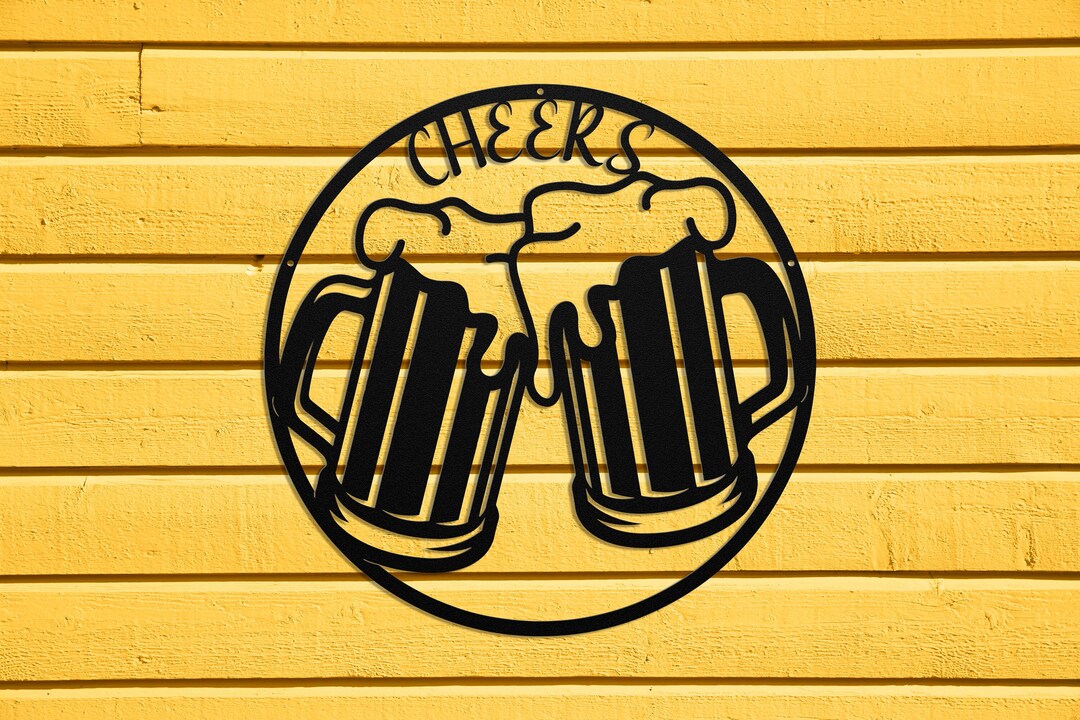 Whimsical Metal Beer Sign is a Great Beer Lover Gift or Bartender Gift ...