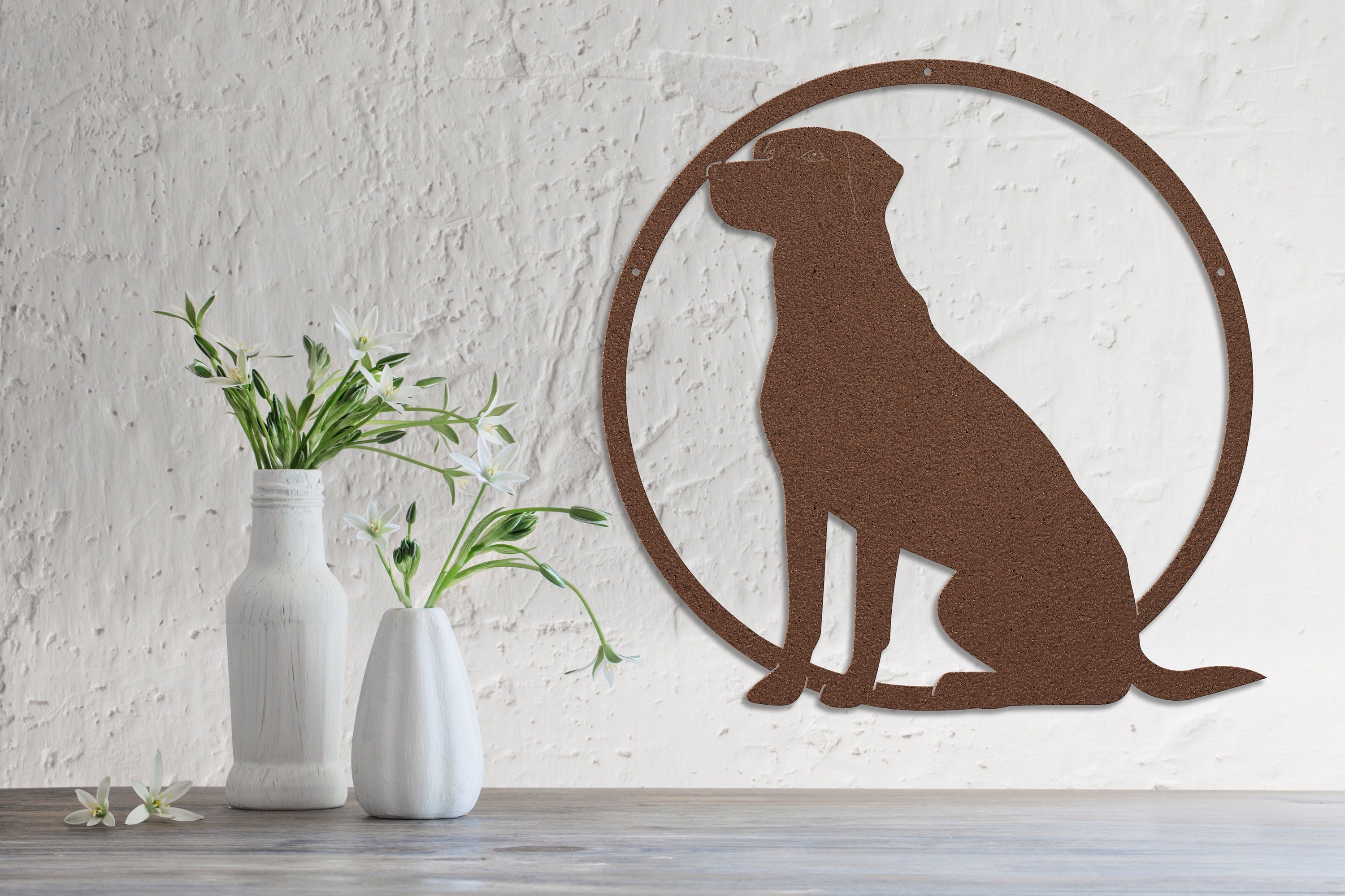 Brown Labrador Or Black Labrador Metal Wall Art-Dog Lover Gift-Chocolate Lab Or Black Lab Laser Cut Metal Sign-Indoor Outdoor Dog Decoration