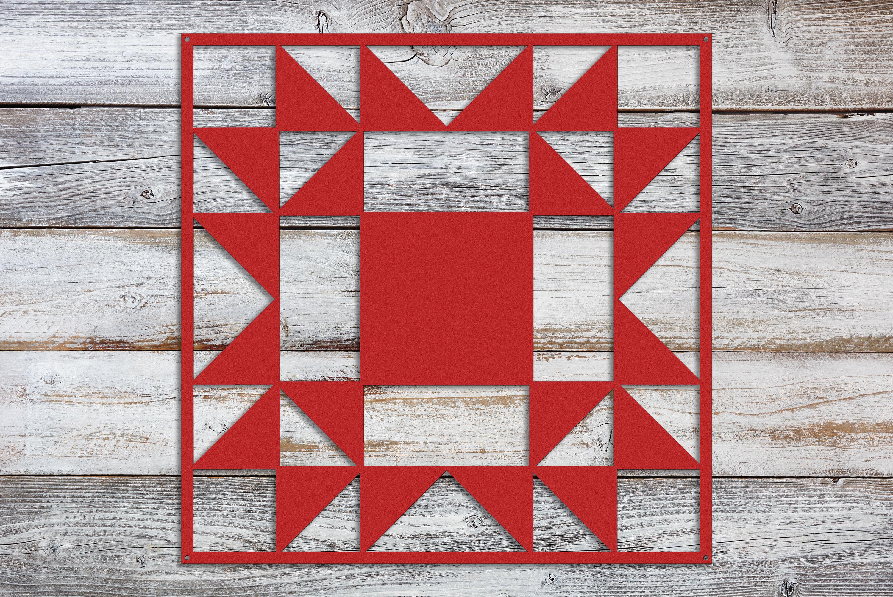 Arizona Star Barn Quilt Square Metal Sign-amish Barn Quilt Metal Wall ...