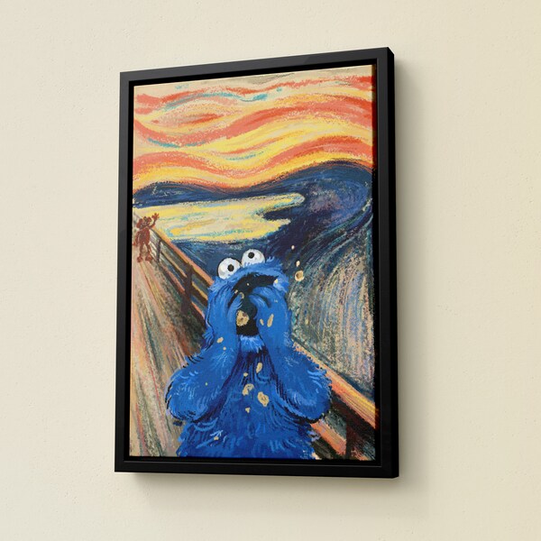 Cookie Monster Print Etsy