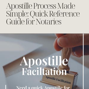 Processus d'apostille simplifié : guide de référence rapide pour les notaires