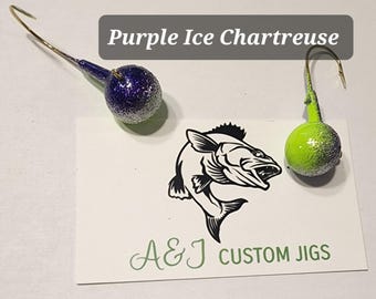 Walleye Jigs 3/4 oz roundhead 3pk