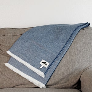 Herringbone Throw Blanket, 100% Baby Alpaca Throw Blanket, Alpaca Wool Throw Blanket, Baby Alpaca Throw, Softest Luxury Alpaca Blanket