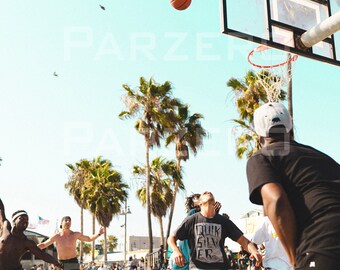 Venice Beach California Basketball Vibes
