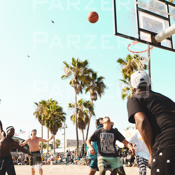 Venice Beach California Basketball Vibes