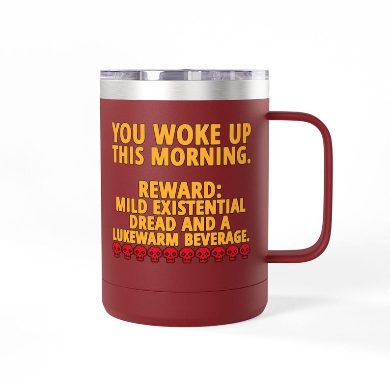 Dungeon crawler coffee mug tumbler 15oz, new achievement, dungeon crawler carl, book lover mug image 8