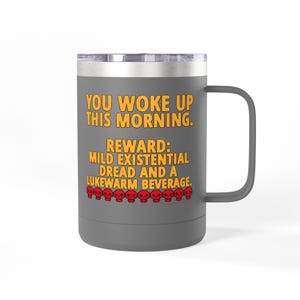 Dungeon crawler coffee mug tumbler 15oz, new achievement, dungeon crawler carl, book lover mug image 14
