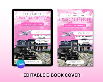 Ebook Cover, Ebook cover template, Ebook template, Entrepreneur, Training manual, DIY Ebook cover, digital Canva template