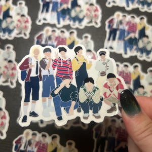 Stray Kids Aufkleber | SKZ Gruppe Stickers | Kpop Aufkleber | OT8 Aufkleber | Kpop Aufkleber
