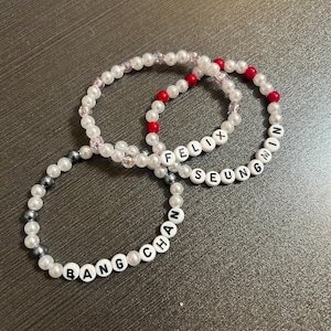 Stray Kids Beaded Bracelets | Stray Kids Bias Bracelets