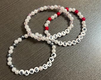 Stray Kids Beaded Bracelets | Stray Kids Bias Bracelets