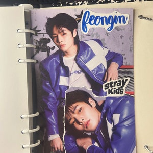 Couverture pour cartes photo K-Pop 5 étoiles Stray Kids