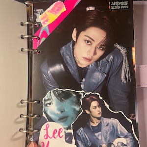 Cartes photo K-Pop Rock-Star Stray Kids, couverture pour reliure A5