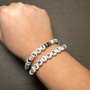 Stray Kids Clay Bead Bracelets | Stray Kids Stackable Bracelets | Kpop Bracelets | Kpop Stackable Bracelets