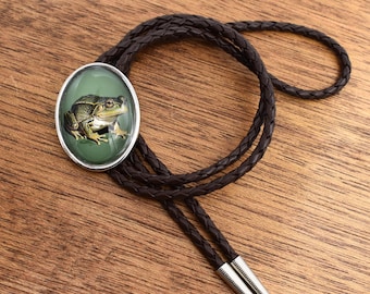 Bullfrog Bolo Tie
