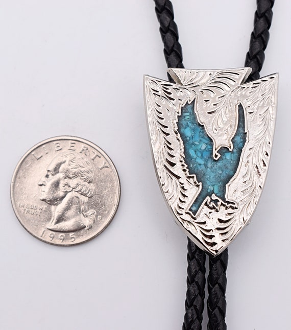 Arrowhead Phoenix Eagle Hawk Turquoise Vintage Bo… - image 2