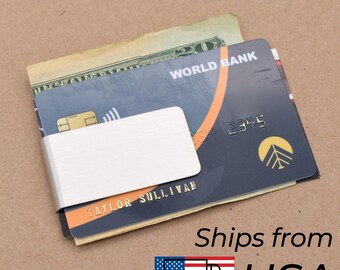 Wholesale Money Clips - Stainless Steel laser engravable blanks in bulk quantities