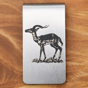 Impala Money Clip - Engraved Stainless Steel