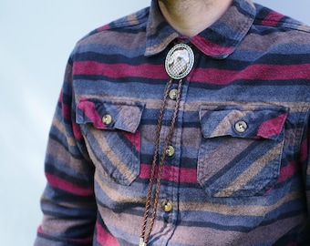 Snakeskin Bolo Tie