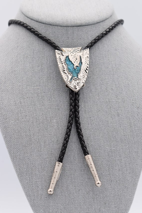 Arrowhead Phoenix Eagle Hawk Turquoise Vintage Bo… - image 4