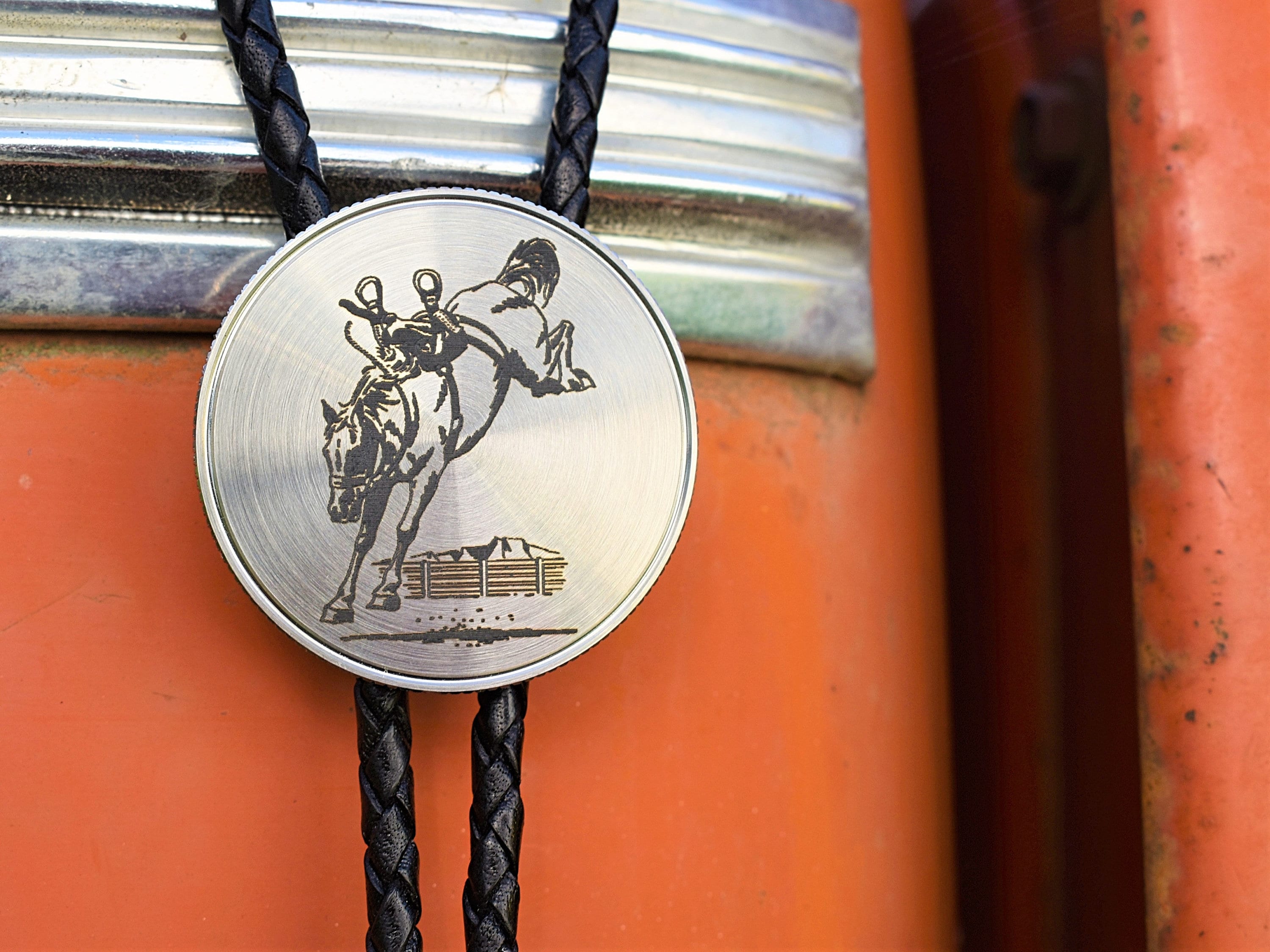 Buckin' Bronco Bolo Tie Western Cowboy Horseback Rope - Etsy