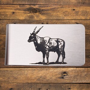 Eland Money Clip - Engraved Stainless Steel