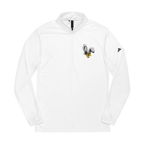 Embroidered Quarter-Zip Pullover, Stylish Activewear, Unique Sports Gift, Outdoorsy Apparel, Fitness Gear, Casual Layering