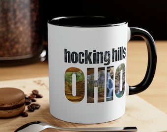 Hocking Hills Ohio Coffee Mug, Coffee Gift Ideas, Coworker Gift Idea, Friend Gift Idea, Coffee Lover Gift Idea, Hocking Hills Gift Ideas