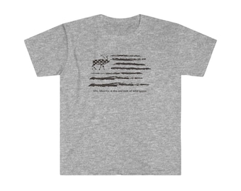 Life Liberty and Pursuit of Wild Game Unisex T-Shirt, Deer Hunting T-Shirt, Hunting Shirt, Fall Shirt, Short Sleeve Shirt, Husband Gift Idea