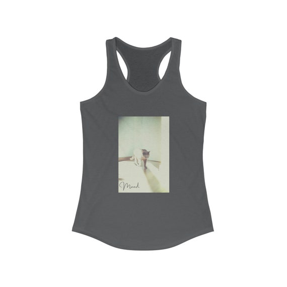 Funny Cat Shirt, Grumpy Cat Shirt, Moody Cat Shirt, Cat Tank Top, Funny Tank Top, Trendy Summer Tank Top, Cat Mom Shirt, Summer Cat Tank Top