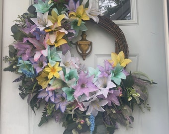 Spring Lily Wreath