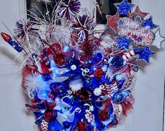 Independence Day Wreath