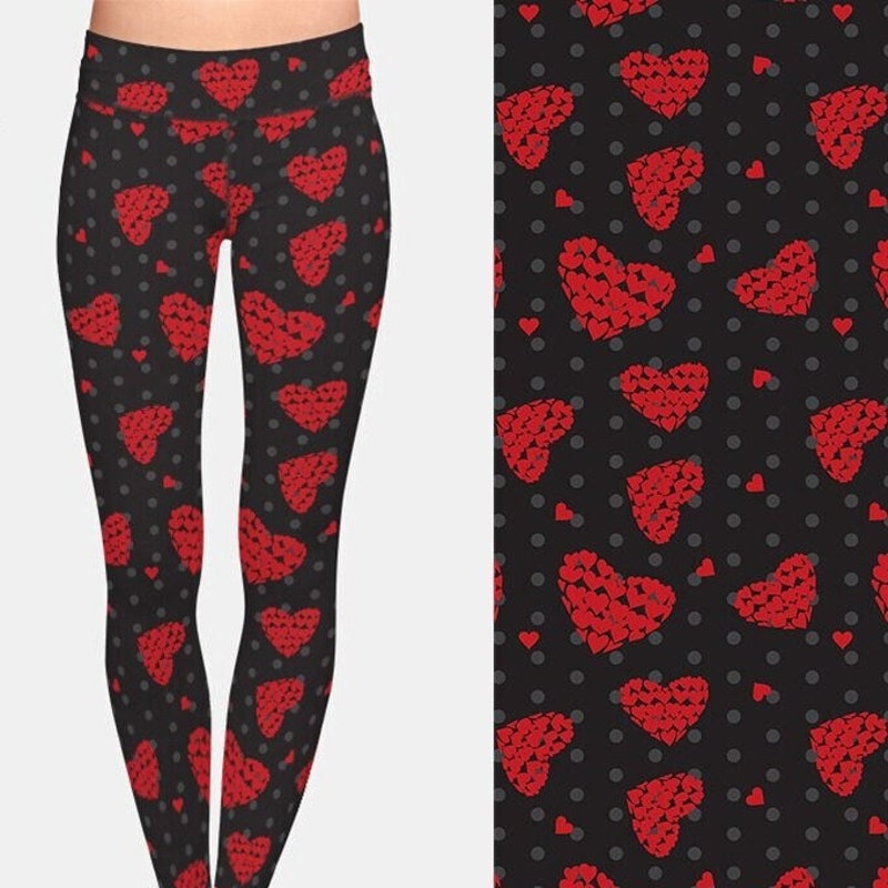 Flakes And Hearts Leggings main image 1