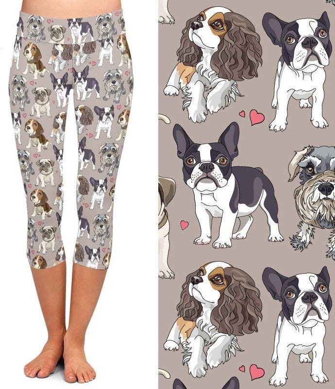 Animal Print Leggings, Dog Grooming Leggings