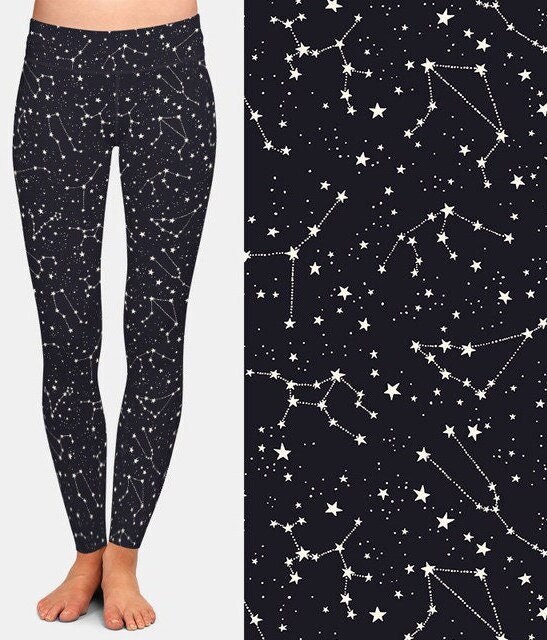 Constellation Tights Etsy