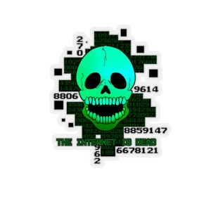 The Internet Is Dead Sticker