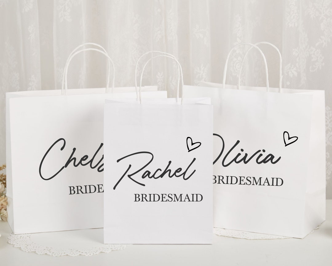 Personalized Bridesmaid Gift Bags Bridesmaid Proposal Gift Etsy