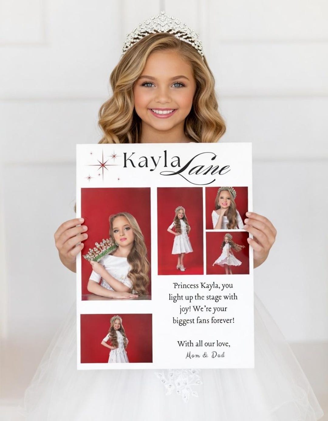 Pageant Short Introduction Editable Pageant Ad Template, Full Page Program Layout, Printable ...